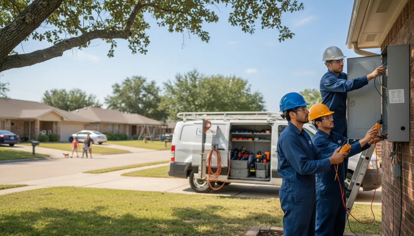 Certified electrician providing emergency electrical services in Pingree, ND